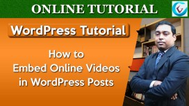 Add Embed Video in WordPress Thumb